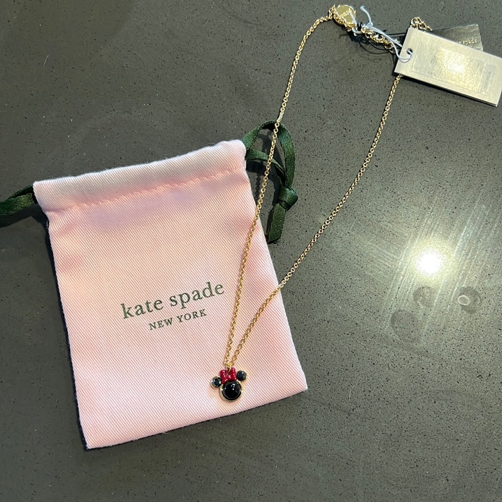 Kate Spade Minnie Mouse Necklace